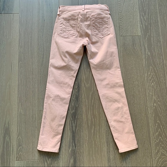 Rag & Bone Pink Zipper Capri Jeans Size 25 - Picture 5 of 5